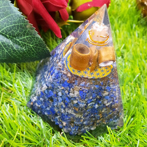 Pirámide de Orgonita para Meditación, Pirámide de Tortuga de Cobre, Producto de Sanación Reiki de la India - Product Image 6