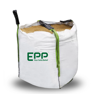 Precio directo de fábrica: Bolsa FIBC de polipropileno transpirable de apertura total con esquina cruzada y bucle para arena y construcción, capacidad de 2 toneladas - Product Image 6