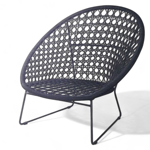 Fauteuil de loisirs en rotin durable, chaise d'extérieur en corde avec matériaux résistants pour la décoration de la maison et le mobilier de jardin - Product Image 2