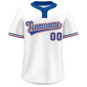 Diamond Baseball Jersey Custom Teamwear Breathable Button Shirt Sturdy Athletic Trousers Front Quick Dry Anti-Bacterial Unisex - Product Image 5