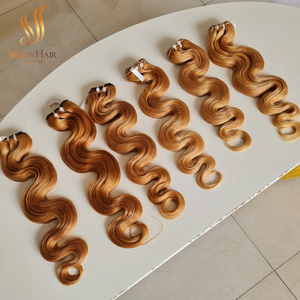 Siêu đôi rút ra Việt Remy tóc giả tóc màu sắc nóng thẳng tóc tự nhiên tóc con người cao cấp - Product Image 2