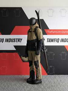 Traje de Esquí de Dos Piezas, Estilo Casual, Personalizado, Impermeable, Cortavientos, Transpirable, de Alta Calidad, 100% Poliéster, Estilo Monteec, para Invierno - Product Image 3