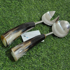 Rfcraft haute qualité corne cuillère salade ensemble couverts couverts pour Table à manger organisateur dans les hôtels et Restaurants - Product Image 2