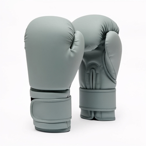 Gants de boxe en cuir PU avec logo personnalisé, 16 oz, pour entraînement au sac de frappe, kickboxing, sparring, arts martiaux, doigts entièrement couverts - Product Image 1