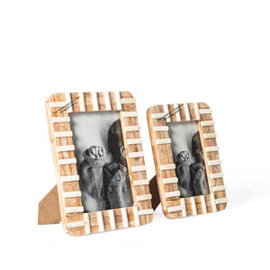 Bone Inlay Photo <b>Frame</b> with Elegant Inlay Customizable Colour & Size <b>Wall</b> Decoration By The Handmade Collection - Product Image 1