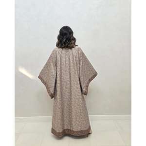 Vestido Kaftan Abaya Modesto de Lujo para Mujer, Elegante Vestido Largo con Mangas Anchas, Ropa de Fiesta Islámica de Oriente Medio - Product Image 4