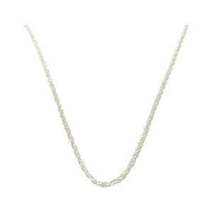 Collar de cadena de cuerda trenzada de plata 925, diseño de joyería, fábrica mayorista en Tailandia - Product Image 1