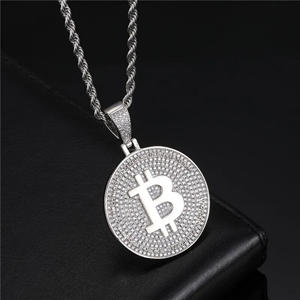 Pendentif tendance en argent sterling 925 plaqué or avec moissanite, bijou personnalisé, longueur 5,0 cm, largeur 3,5 cm, style hip-hop pour homme, OEM ODM - Product Image 5