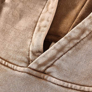 Sudadera con capucha unisex extragrande, estilo vintage, lavado ácido, de alta calidad, con diseño bordado, para invierno, para el gimnasio. - Product Image 3