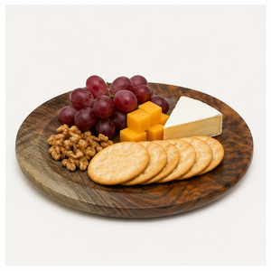 Platos de Madera Natural al por Mayor, Platos de Madera de Acacia Hechos a Mano Ecológicos para Bodas y Eventos - Product Image 2