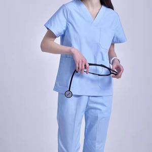 Uniformes Médicos de Manga Corta para Enfermeras y Doctores, Conjuntos de Uniformes de Hospital al por Mayor, Fabricante de Pakistán - Product Image 2