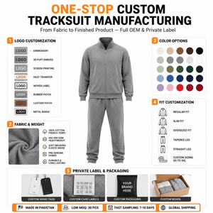 Men's Gray Fleece Tracksuit Full <b>Zip</b> Jacket and Pants Set Casual Solid Color Breathable Regular Fit Autumn Wear - Product Image 5