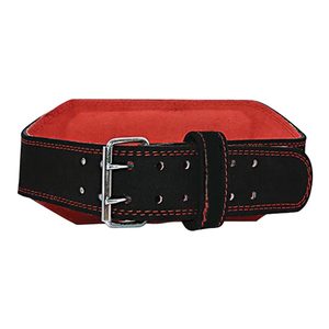 Ceinture de musculation personnalisée en cuir de vache véritable avec boucle carrée à double ardillon, usage en salle de sport haut de gamme, durable, robuste, OEM ODM - Product Image 5