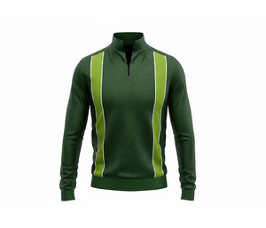 Long Sleeve Sublimation Quarter Zip Jacket Manufacturer <b>Men</b> Women Youth Sportswear Quick Dry Team <b>Pullover</b> - Product Image 2