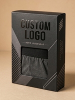 Boîte d'emballage pour sous-vêtements pour hommes avec logo personnalisé – Coffret cadeau haut de gamme