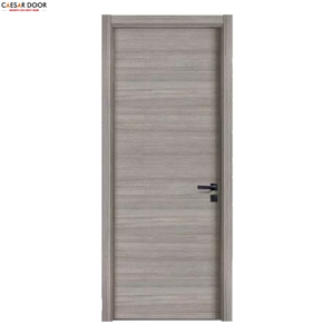 ประตูบานเรียบ MDF โพลีเมอร์สมัยใหม่ พร้อมฟิล์ม PVC กันน้ำ สำหรับห้องน้ำภายในบ้าน โรงแรม และใช้งานเชิงพาณิชย์ - Product Image 1