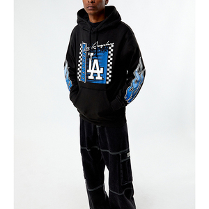 Fabricant de sweats à capuche en molleton premium avec impression en relief pour la mode streetwear, vente en gros pour la production en série - Product Image 4