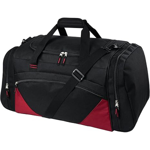 Unisex Nylon Gym Duffle Bag 30-40L with <b>Adjustable</b> <b>Strap</b> and Shoe Compartment Casual Sport Travel Duffel Bag - Product Image 1