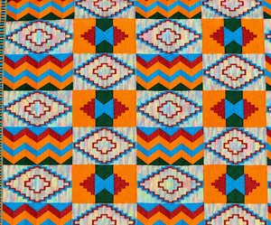 Tela Seersucker Africana Bordada, Tejido de Poliéster y Algodón, Muy Pesado, 150 GSM, para Vestidos de Novia - Product Image 4