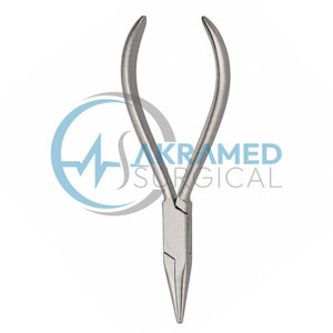 Premium Dental Orthodontic Langenbeck <b>Pliers</b> Stainless Steel Smooth Round <b>Flat</b> <b>Nose</b> Wire Bending Surgical Instruments CE - Product Image 5