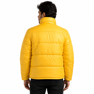 Blousons d'hiver légers matelassés pour hommes, col montant, entièrement zippés, chauds et décontractés, pour l'extérieur - Fournisseur en gros - Product Image 3