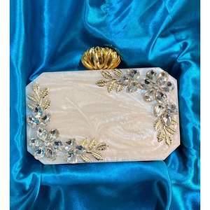Stylish Premium Resin Clutch <b>Purse</b> for Women Elegant Evening Party Accessory for Valentine's Day - Product Image 4