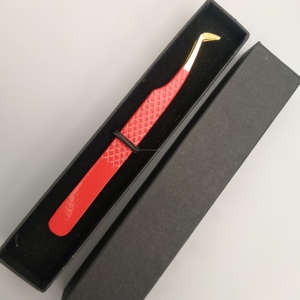 High Performance Precision Stainless Steel Smooth Tip Comfortable Handle Eyebrow Tweezers Pakistan Origin Model 830 Salon - Product Image 3