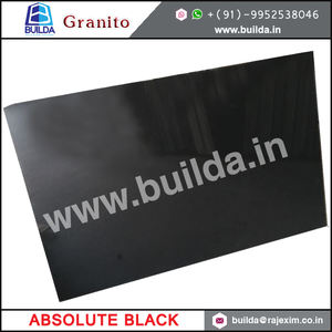 Dalles de granit noir absolu pour plancher Grande dalle antique avec finition flammée et brossée - Product Image 2