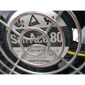 2 Ventiladores de Refrigeración Sanyo Denki SanAce 80, 9G0812P1K10 - Equipo y Piezas de Semiconductores de Confianza de Marca Global - Product Image 4