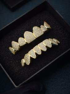 Grillz de Alta Gama con Molde Personalizado, Diamantes Moissanita VVS, Plata de Ley 925, Joyería Dental Hip Hop Iced Out Brillante, Venta al por Mayor - Product Image 5