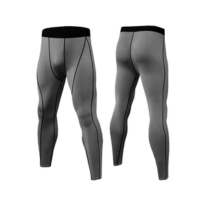 <b>Mens</b> <b>Compression</b> Wear Long Sleeve <b>Compression</b> <b>Shirt</b> with <b>Compression</b> Leggings High Performance Fitness Training Activewear - Product Image 2