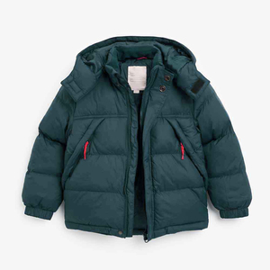 Chaqueta Acolchada para Niños Pequeños, Unisex, de Invierno, Impermeable, Resistente al Viento, Transpirable, Ecológica, con Dibujos Animados en la Parte Delantera - Product Image 3