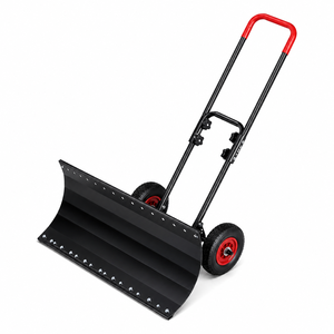 Pousse-neige à lame de 40 po x 17 po avec roues, lame et poignée réglables, pelle à neige en acier pour utilisation hivernale ODGWTO015 - Product Image 4