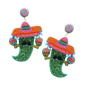 Pendientes de Cuentas de Limón Brookhaven Baubles - Joyería de Estilo Sur - Pendientes Hechos a Mano con Cuentas de la India para Mujeres y Niñas - Product Image 5