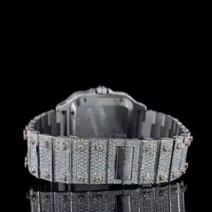 Relojes de Pulsera Automáticos Hechos a Mano con Diamantes Moissanite VVS y Acero Inoxidable para Hombre, Disponibles a los Mejores Precios - Product Image 2