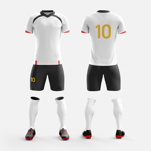 Uniforme de Fútbol de Alta Calidad, Personalizable con Logotipo, Camiseta y Pantalones Cortos para Hombres, Equipos Deportivos, EE. UU., Australia, Transpirable, 100% - Product Image 1