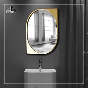 Miroir de qualité supérieure avec cadre S S PVD, au design élégant et moderne pour compléter tout décor. - Product Image 6