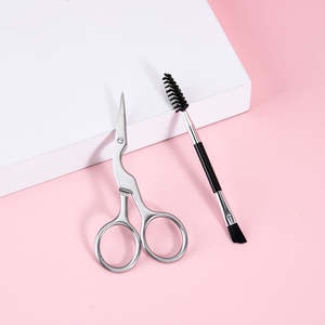 Tijeras Profesionales de Acero Inoxidable para Cejas, Resistentes al Agua, Ecológicas y de Lujo, con Hojas Curvas, Herramienta de Maquillaje y Cuidado Personal - Product Image 4