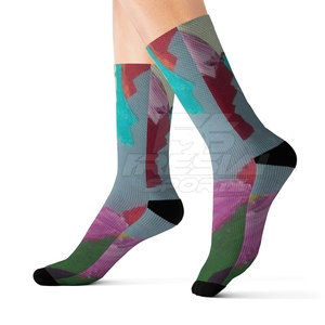 Chaussettes de sport pour hommes, respirantes, en tricot extensible, anti-humidité, pour la course à pied, la gym, l'entraînement et les activités quotidiennes - Product Image 3