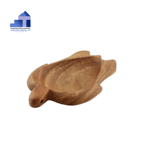 Wooden <b>Pineapple</b> Plate Natural Wood Decorative Utensil Hand Wash Only Made in Vietnam - Product Image 2