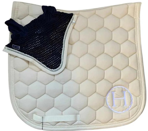Almohadilla de Montar a Caballo Deportiva Impermeable de Color Sólido, Diseño Acolchado en Piel Sintética Morada, Personalizable - Product Image 1