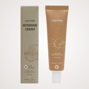Crème anti-rides coréenne K-Beauty Ruteuri à l'huile de coco, crème riche et intensive, fabriquée en Corée, 100 ml, lotion visage vegan - Product Image 2