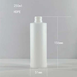 ขวดพลาสติกทรงกระบอกขนาด 8 ออนซ์ สีธรรมชาติ รุ่น 24-410 NECK FINISH  บรรจุภัณฑ์พลาสติก HDPE - Product Image 4