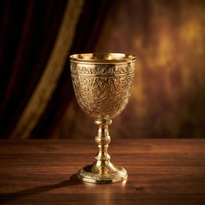 Copa de Vino Vintage Personalizada de Oro, Decoración Medieval con Caja, Diseño Grabado, Copa Decorativa de Lujo para Beber, Decoración de Mesa - Product Image 6
