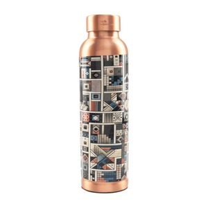 Premium Quality Double Wall Eco-Friendly Printed Copper <b>Water</b> <b>Bottle</b> for Healthy Hydration Home Office Travel <b>Buy</b> Direct - Product Image 2