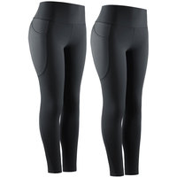 Leggings Deportivos para Mujer al por Mayor de Alta Calidad, 260 GSM, Tejido Elástico Premium, 75% Nailon, 25% Elastano, Transpirables