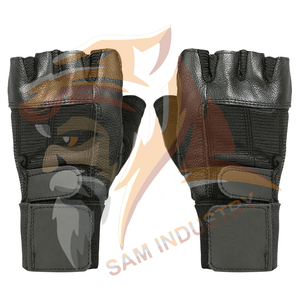 Custom Logo Breathable Neoprene Leather <b>Weight</b> Lifting <b>Gloves</b> Custom Logo Neoprene Half Finger Stretch <b>Weight</b> Lifting <b>Gloves</b> - Product Image 2