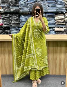 Conjunto de Traje de Algodón Estampado Bandej para Mujer, Atuendo Tradicional Cómodo al Mejor Precio al por Mayor - Product Image 5