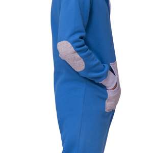 ชุดนอนจั๊มสูทผ้าฟลีซระบายอากาศแบบมีฮู้ดสำหรับครอบครัว ชุดนอนวันพีซคุณภาพสูงสำหรับผู้ชาย - Product Image 3