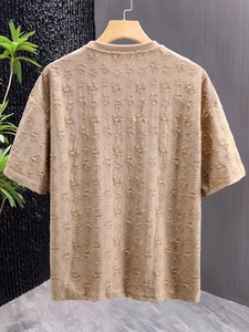 เสื้อยืดวินเทจทรงหลวม แขนสั้น ลุคซีดจาง แต่งดีเทลเท่ๆ สไตล์ดิสเทรส - Product Image 2